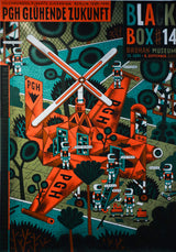2024 German Exhibition Poster - Henning Wagenbreth - "PGH Glühende Zukunft (PGH Glowing Future)"