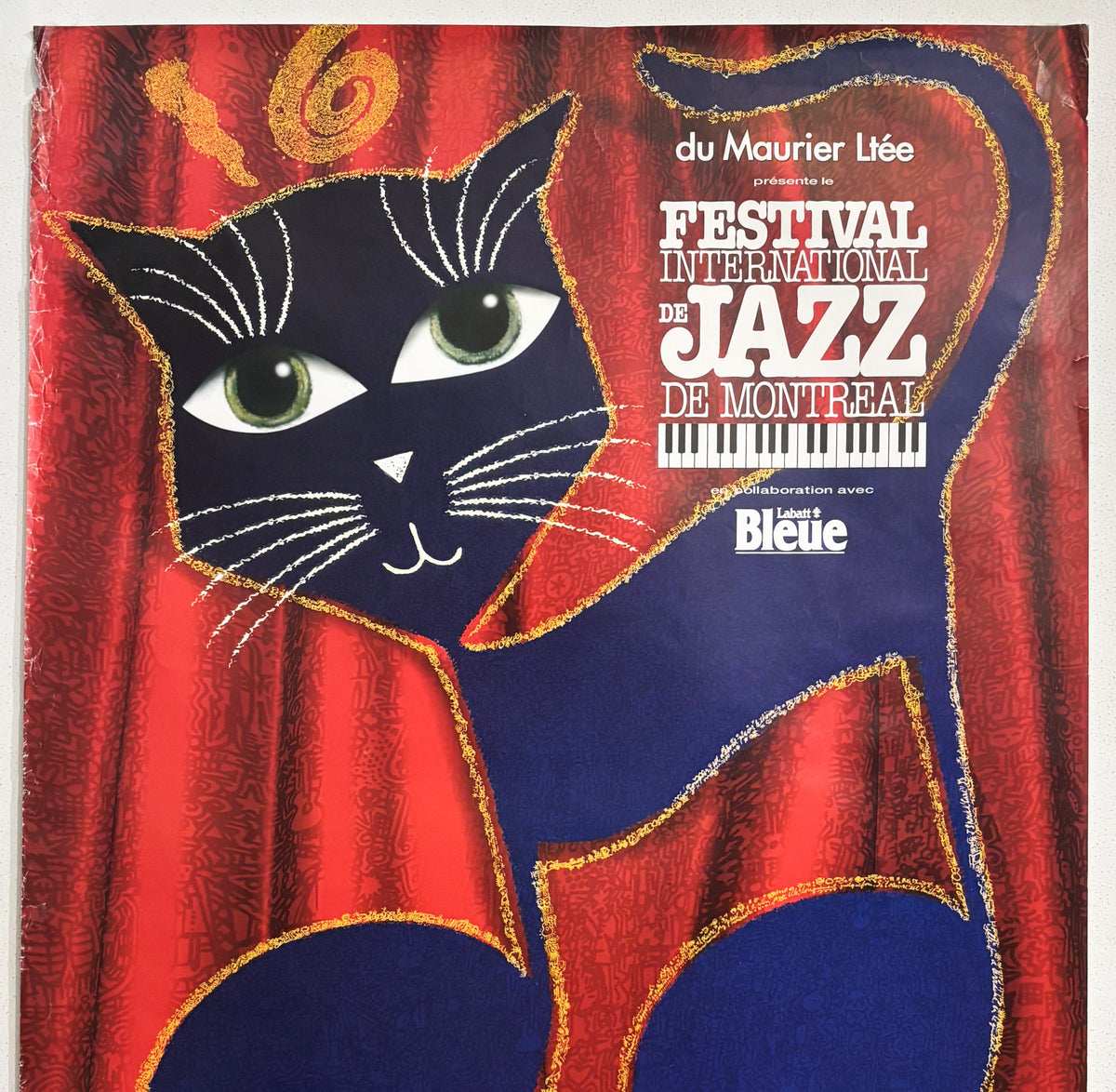 1995 Original Vintage Poster - Montreal International Jazz