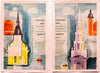 1957 British Exhibition posters (Set of 2) - Christopher Wren by Hans Unger, London Transport Museum