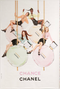 2024 Bus Shelter French Perfume Poster, Chance by Chanel