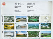 1976 Montreal Olympic Poster - Competition sites - COJO