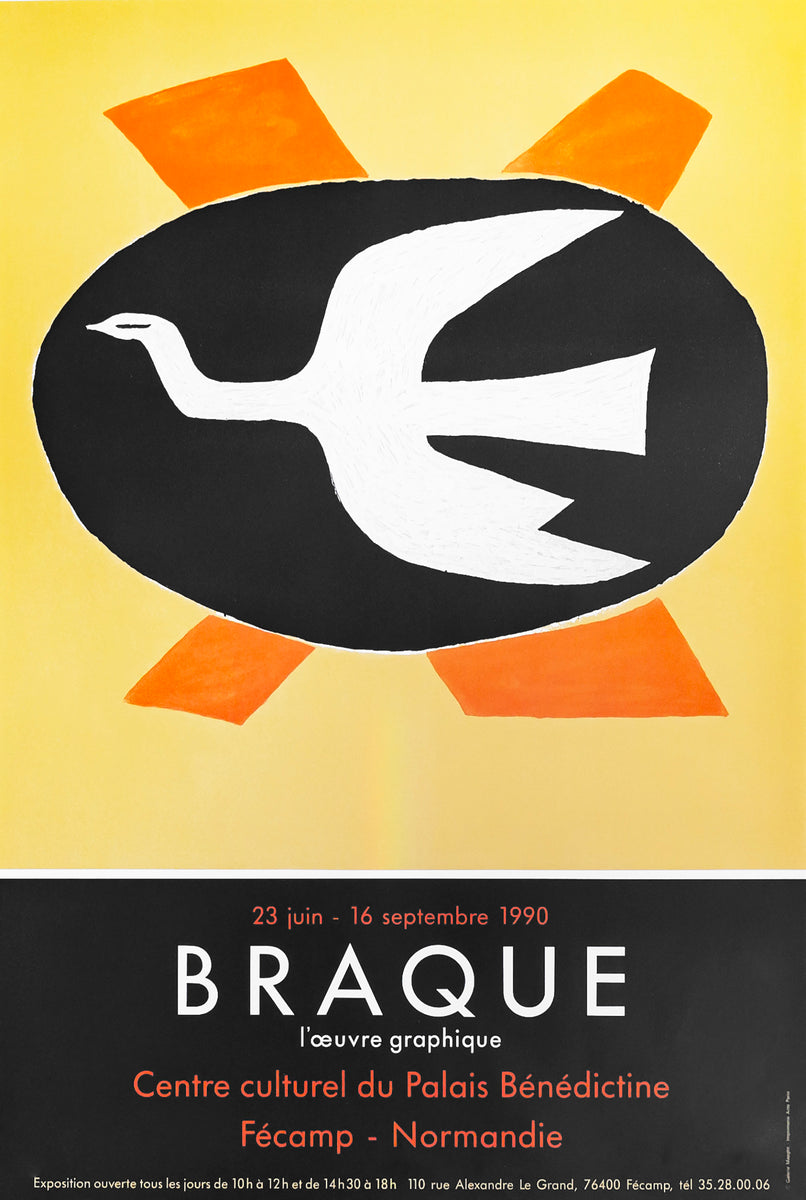 BRAQUE l'œuvre graphique ポスター L'atelier de Braque - Musee du Louvre by Georges Braque, 1961