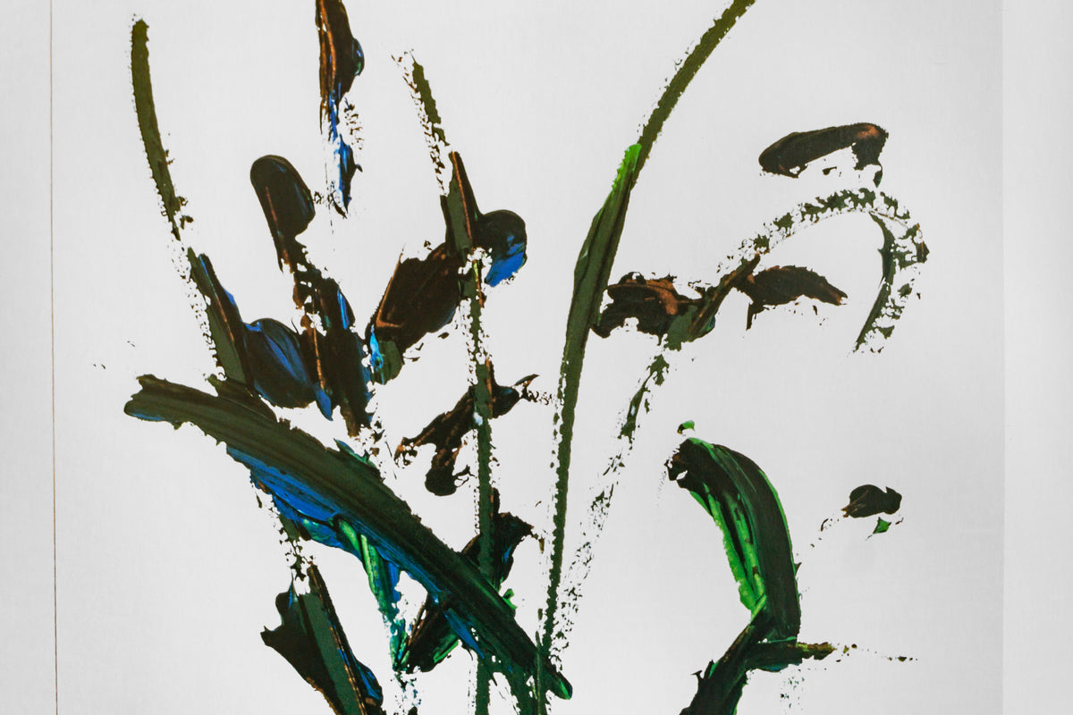 1999 French Exhibition Poster, Gerard Gasiorowski, Pots de Fleurs 113