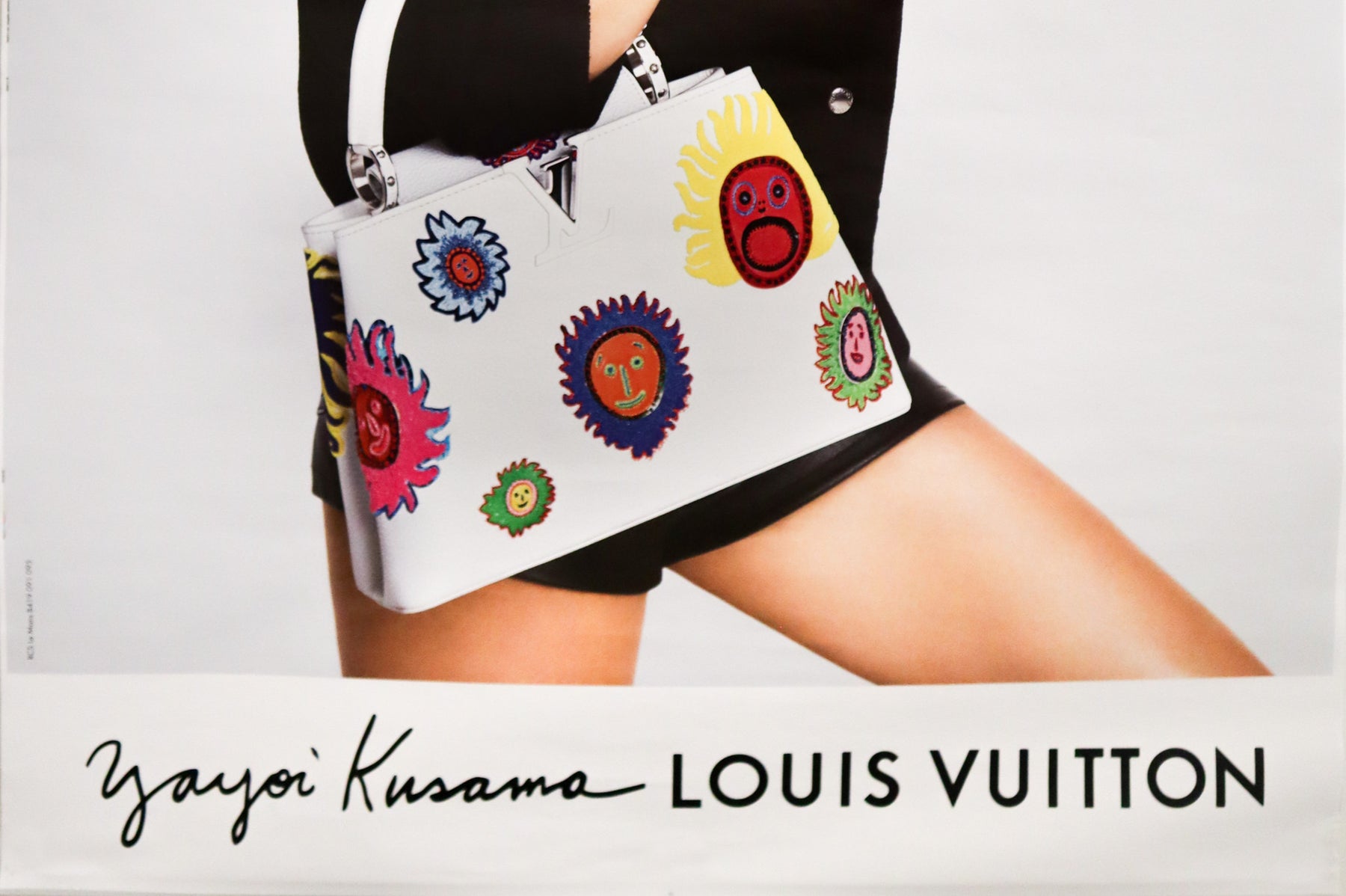 2023 French Louis Vuitton Fashion Poster - Yayoi Kusama, Louis Vuitton, HoYeon  Jung (Blue)