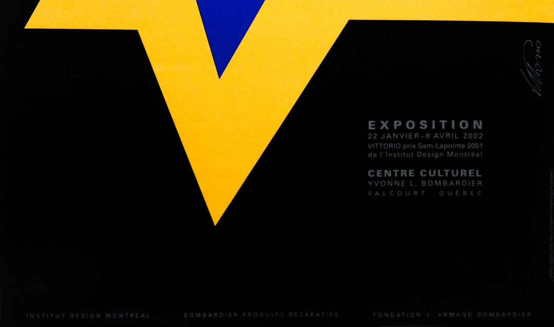 2001 Canadian Exhibition Poster, Vittorio Fiorucci (Vittorio