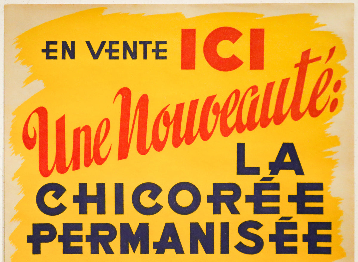 1920s French Advertising Poster - Protez Delatre, La Chicoree Permanis ...