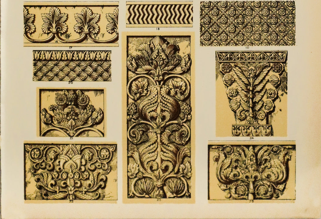 1856 Nineveh and Persia Decorator Prints #3 - The Grammar of
