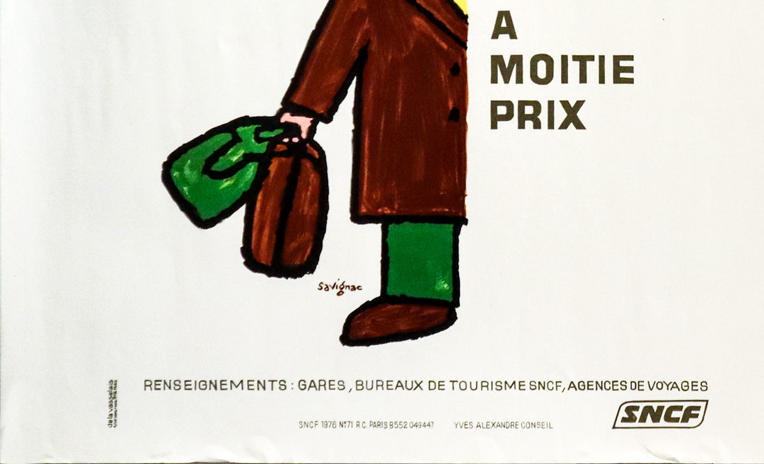 1976 Affiche de Voyage Française, 