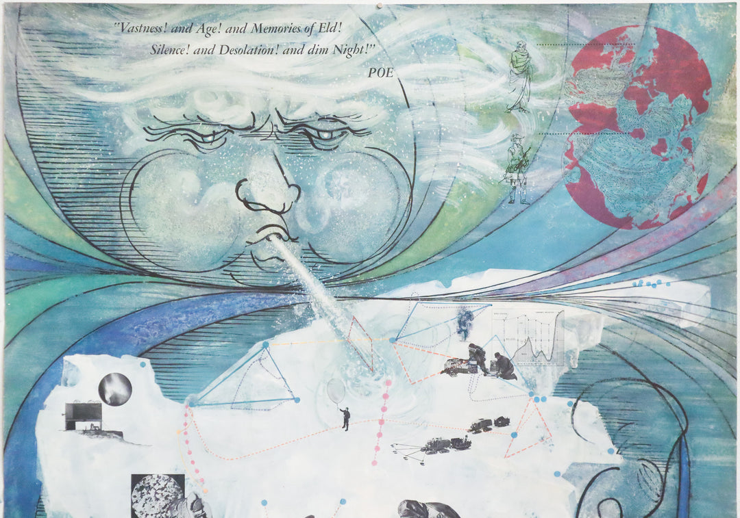 1958 Original American Poster - Poles by the National Academy of