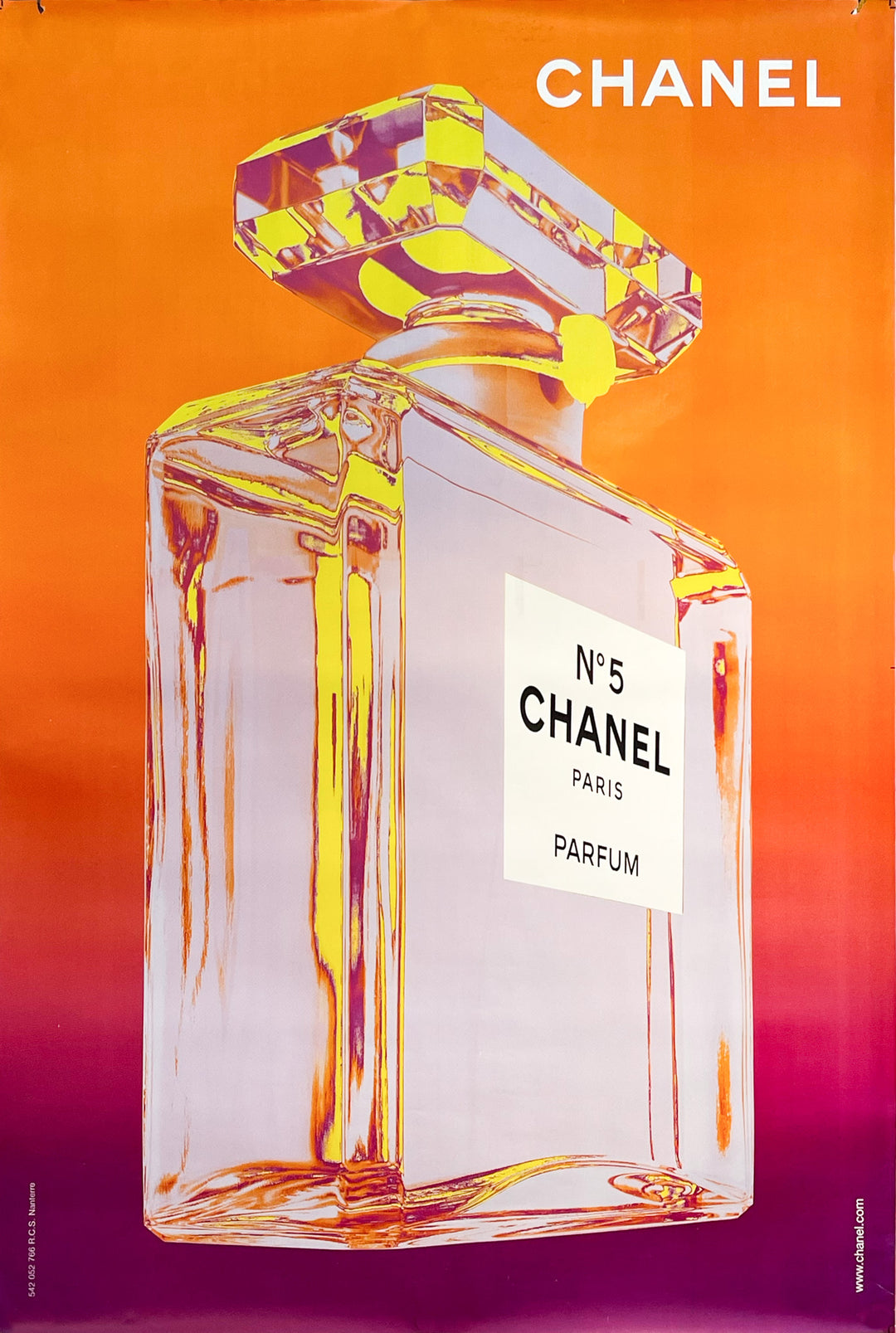 2001 Original Chanel No. 5 Poster (Purple & Orange) – L'Affichiste