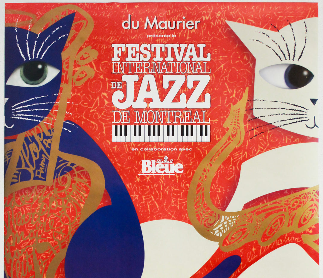 1996 Original Vintage Poster - Montreal International Jazz