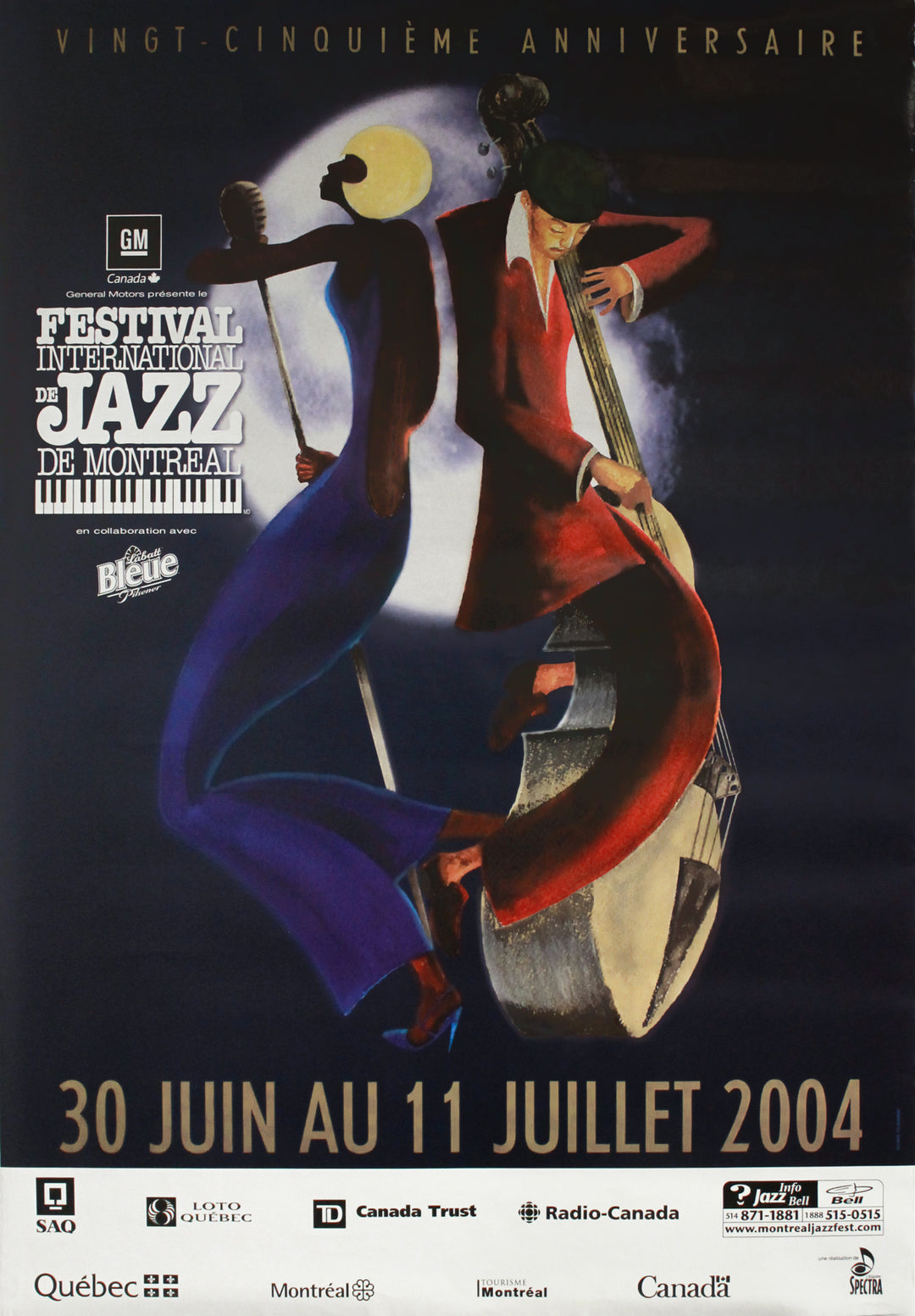 2004 Original Poster, Festival International de Jazz de Montréal