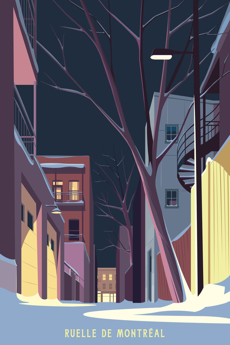 2025 Contemporary Canadian Poster - Pascal Blanchet - Ruelle (Alley ...