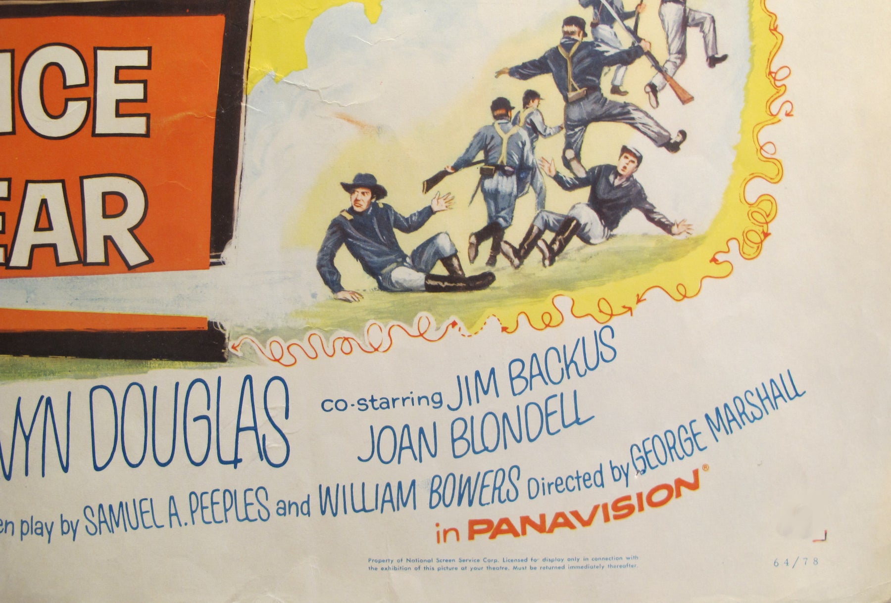 1964 Original American Movie Poster - Advance to the Rear – L'Affichiste