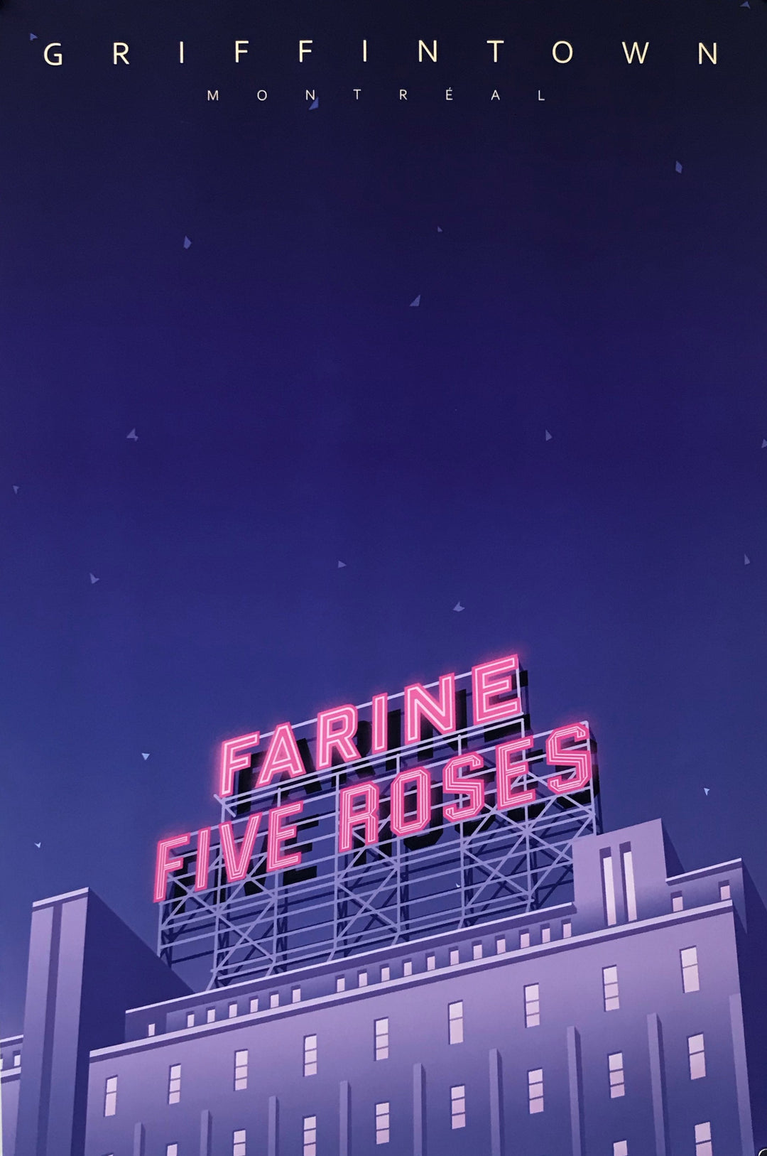 2020 Contemporary Montreal Poster - Farine Five Rose, Griffintown