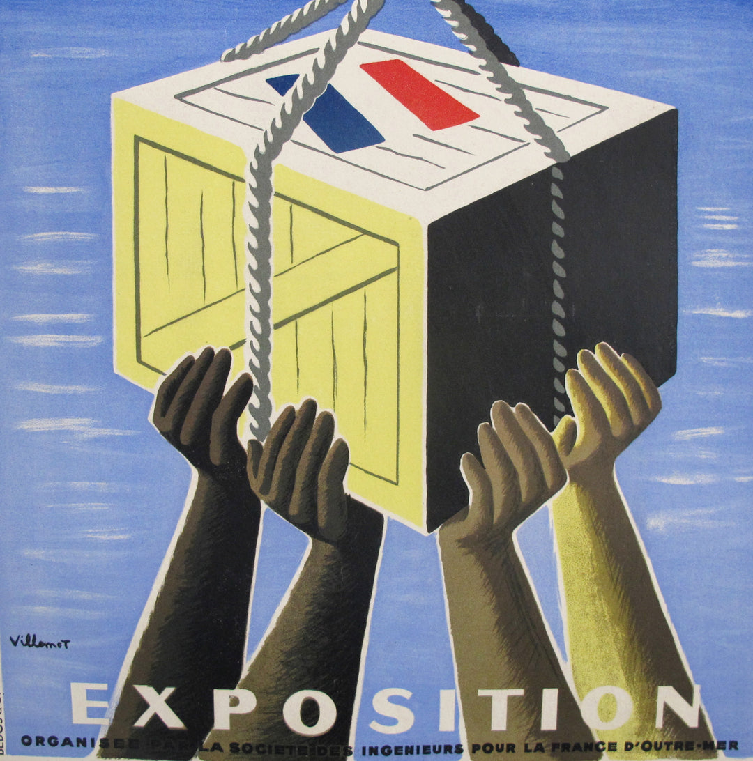 Villemot AFFICHES Savignac 1949年 Savignac: Musée de l'Homme - Vintage Posters