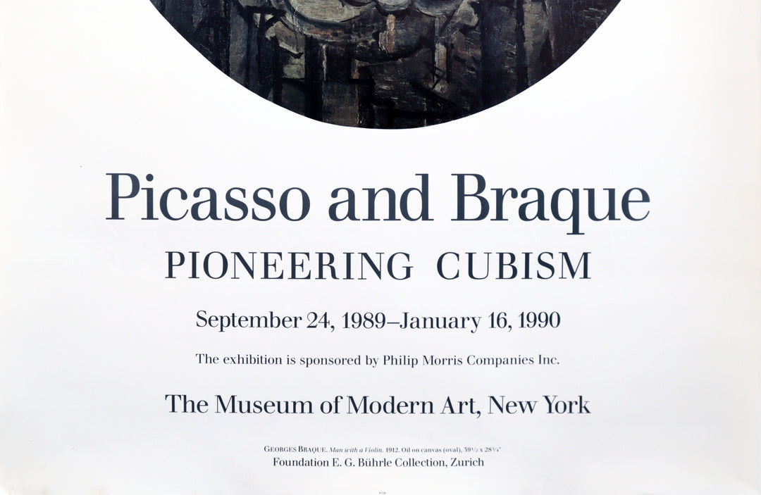 1989-90 American Exhibition Poster - Picasso and Braque
