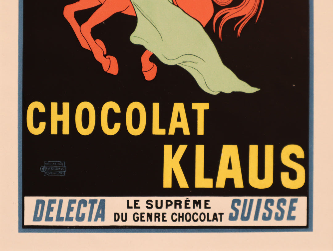 1946 French Advertisement poster - Chocolat Klaus, (Matted) – L