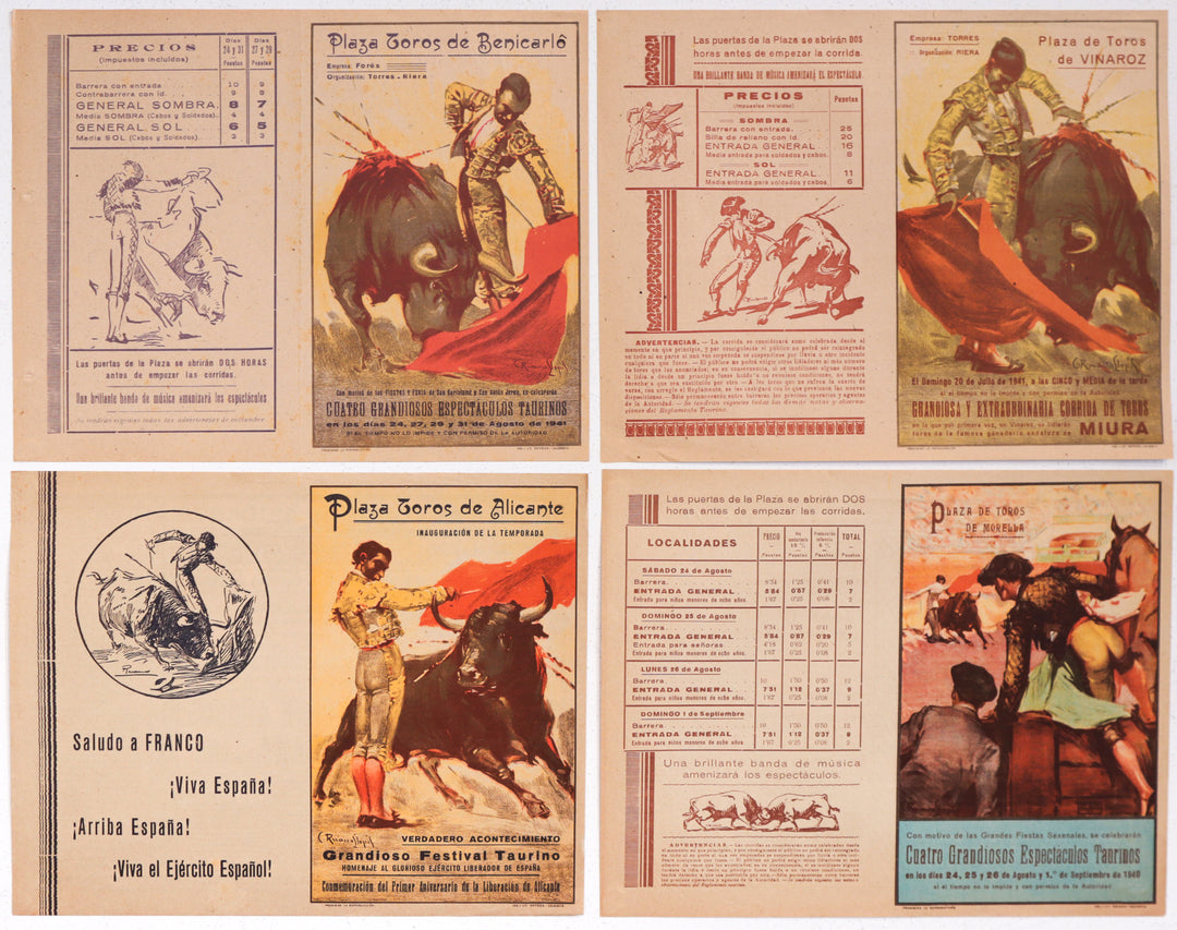 Nueva Plaza De Toros De San Sebastan Bull Poster Prnt Framed Canvas