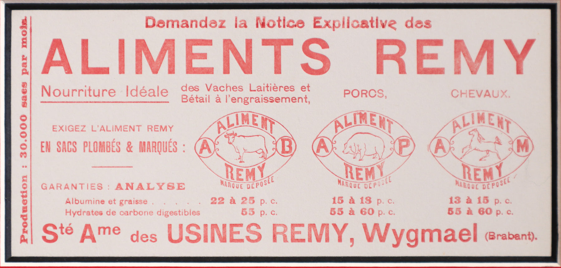 Aliments Remy 1930s French Art Deco Food Advertisement poster - Aliments Remy (Matte ...
