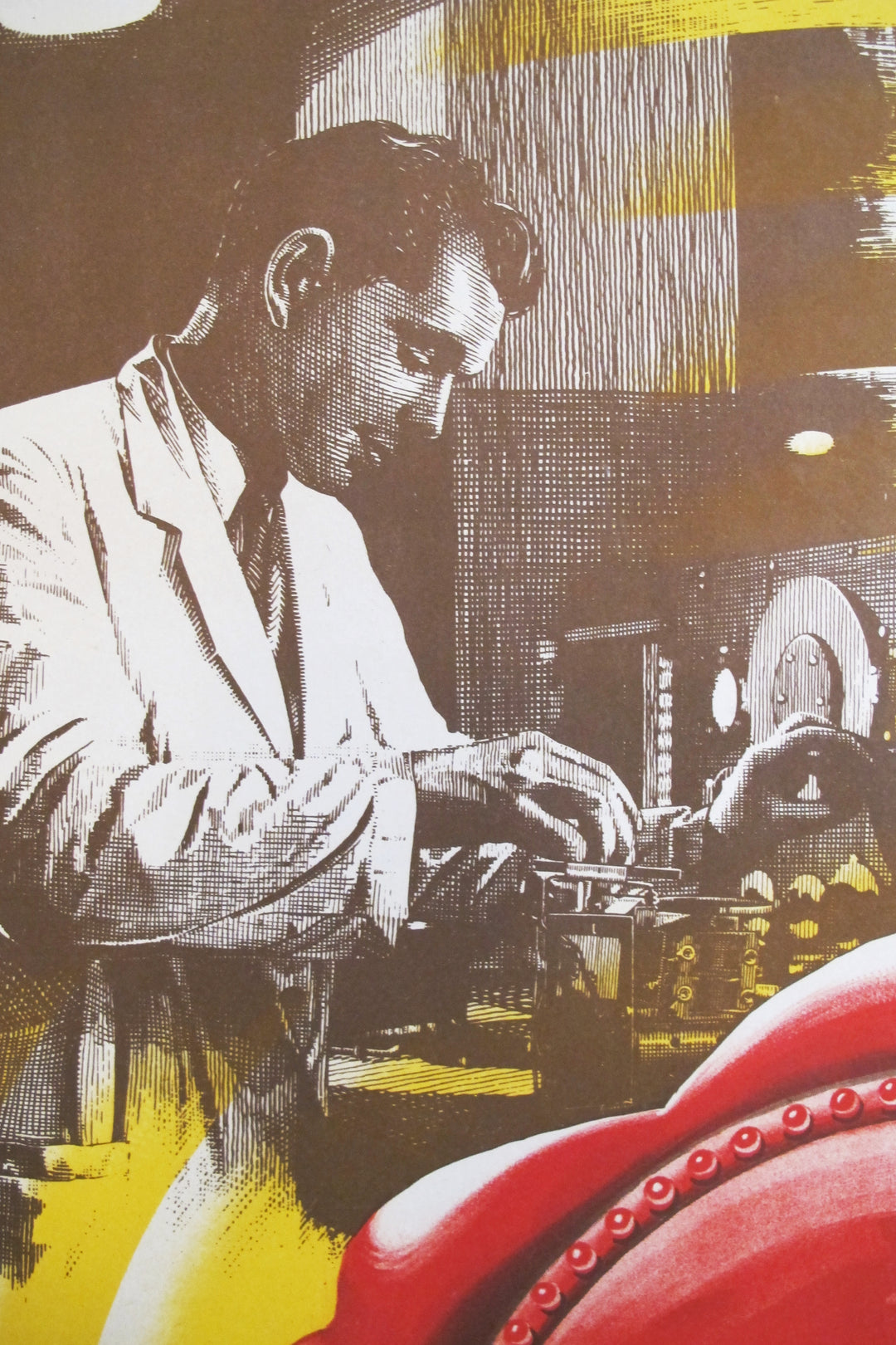1930 Affiche Originale Française de Style Art Déco, La Technique