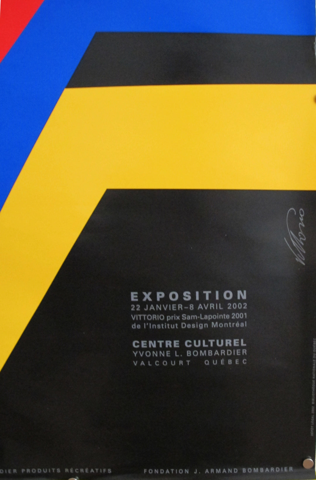 2001 Canadian Exhibition Poster, Vittorio Fiorucci (Vittorio