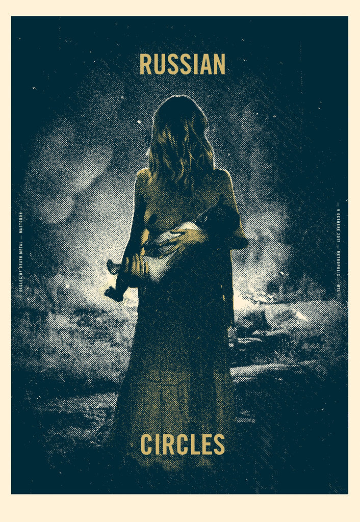 2017 Contemporary Music Poster - Russian Circles – L'Affichiste