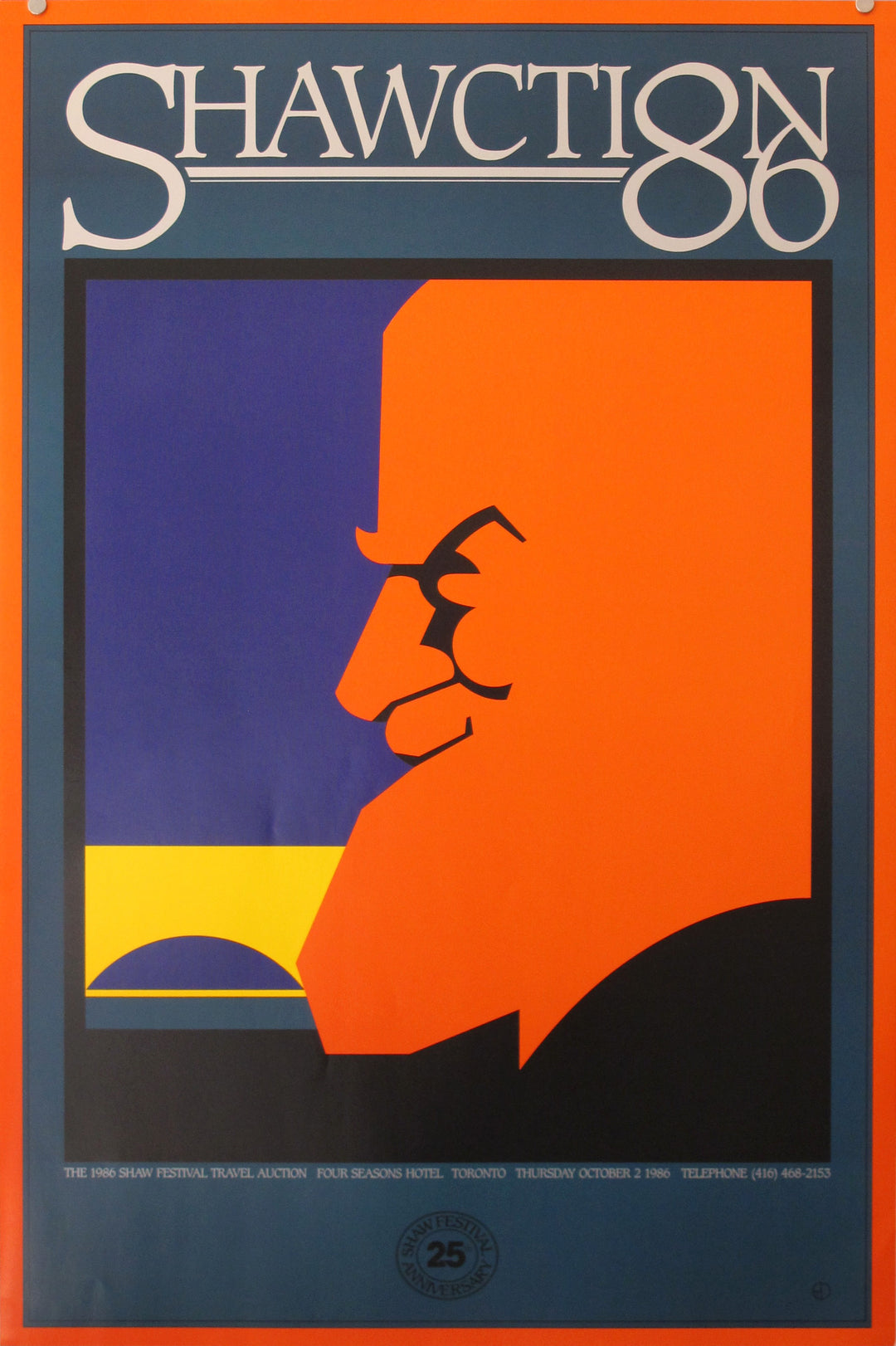 コレクション vintage poster 1986 Original Canadian Theatre Poster - Shawction 86 (Theo Dimson