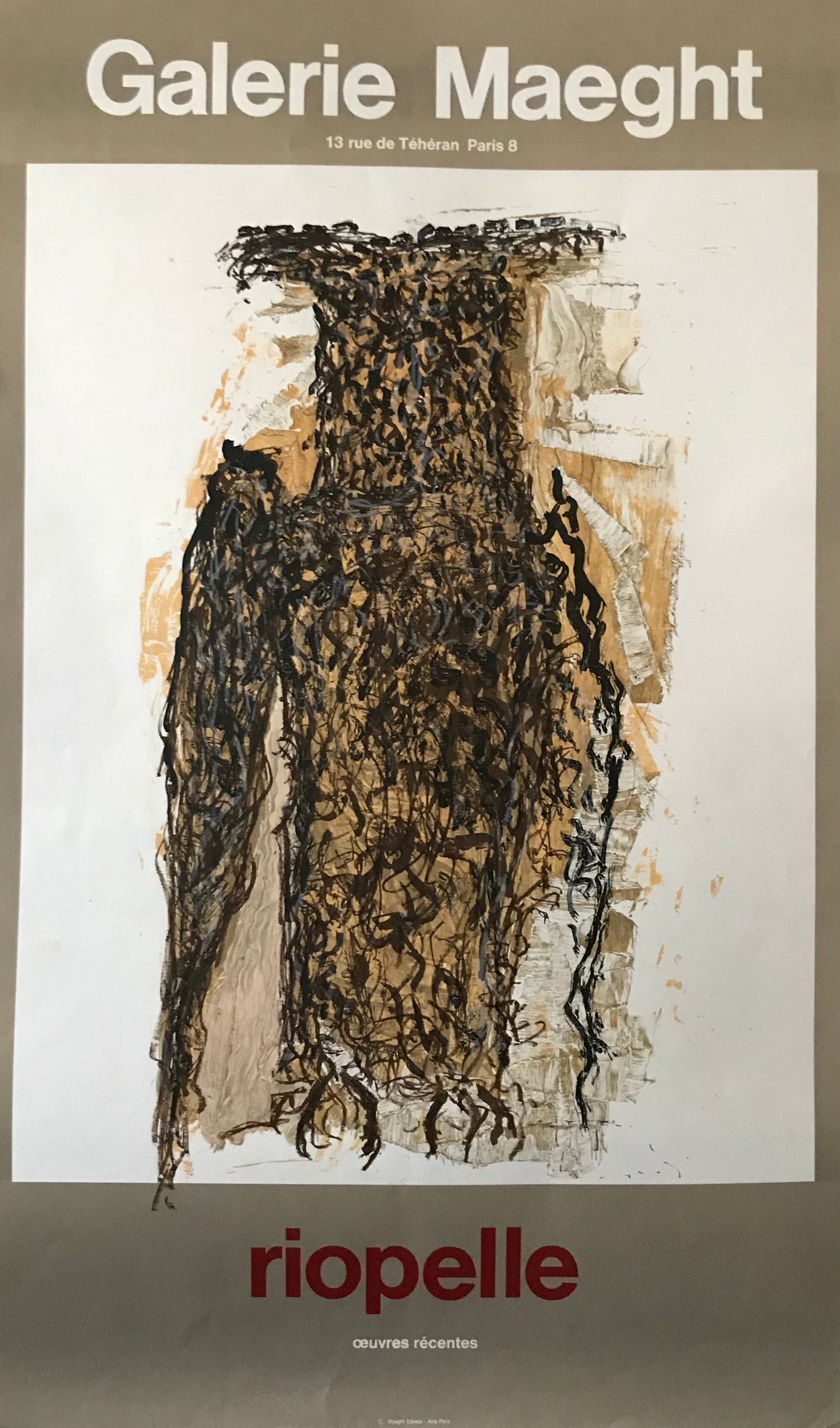 Le Cygne（リオペラ）Riopelle アートポスター Le Cygne（リオペラ）Riopelle アートポスター Le Cygne