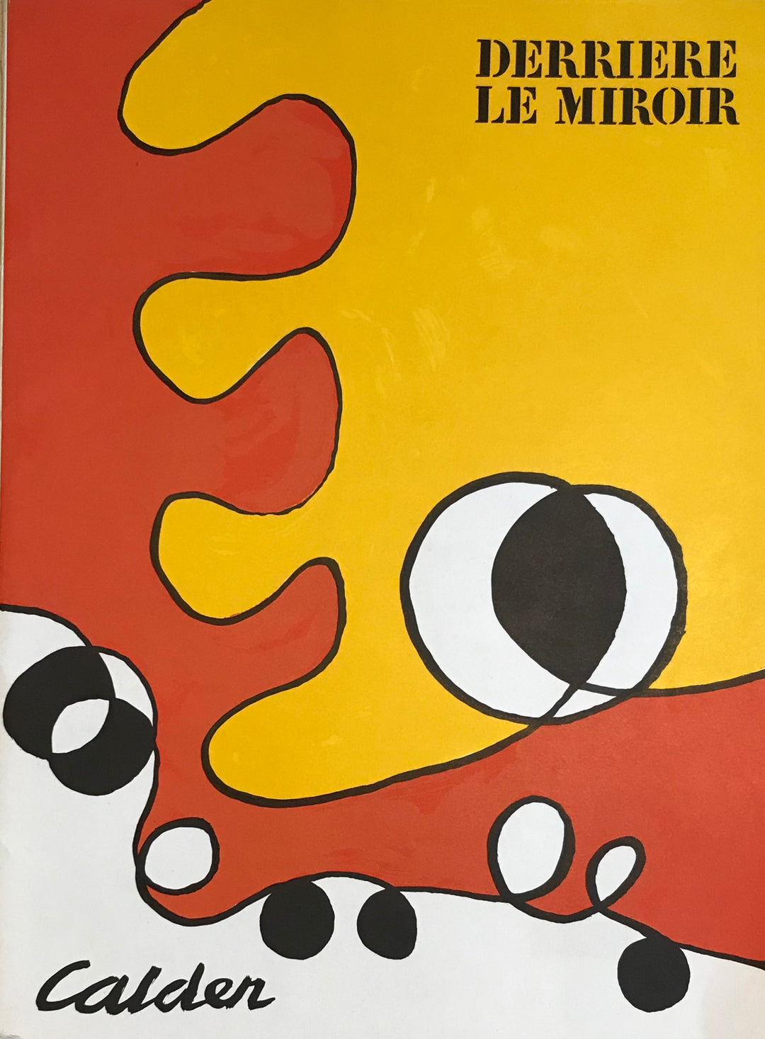 Publication Originale de Derriere le Miroir de 1968, Calder